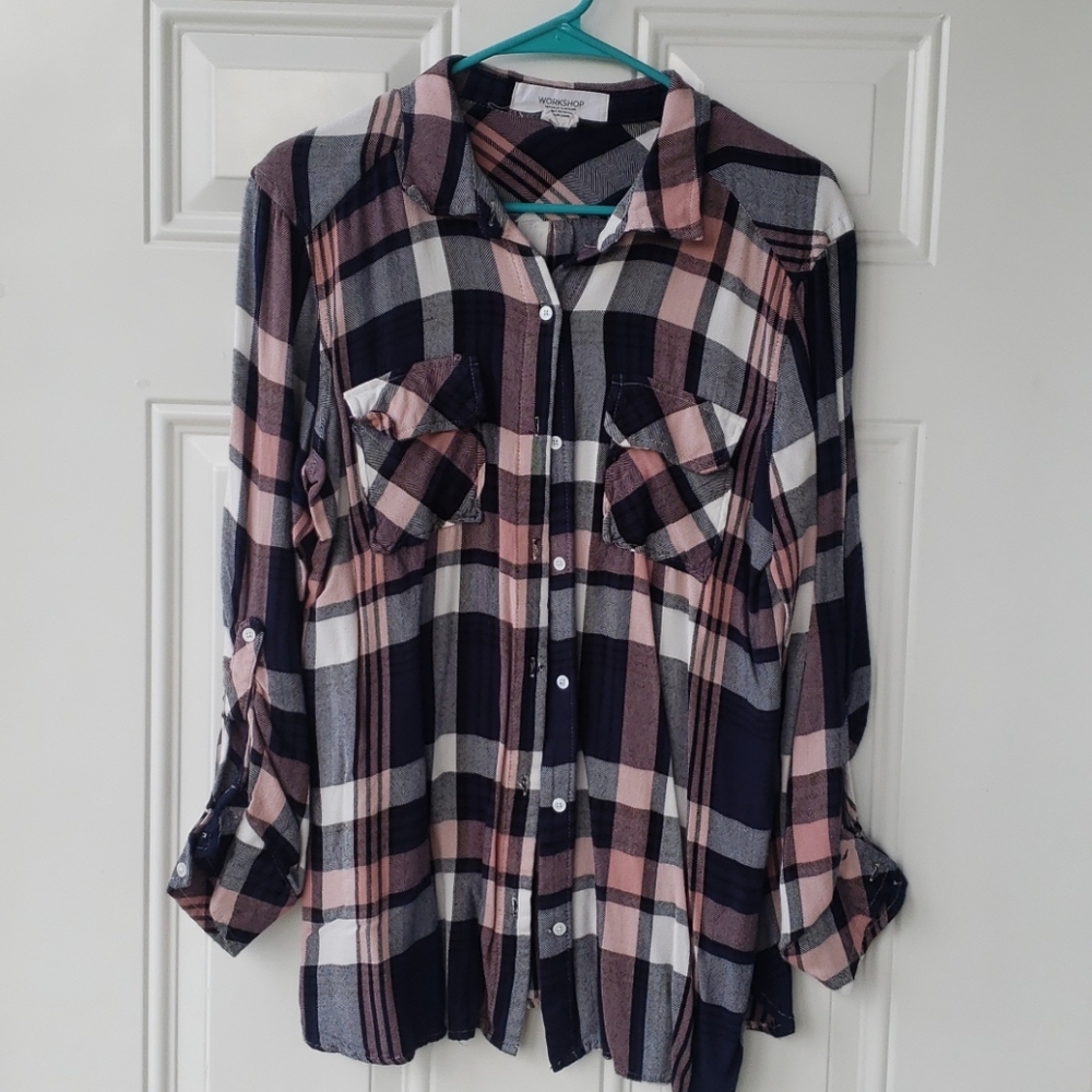 Plaid button up